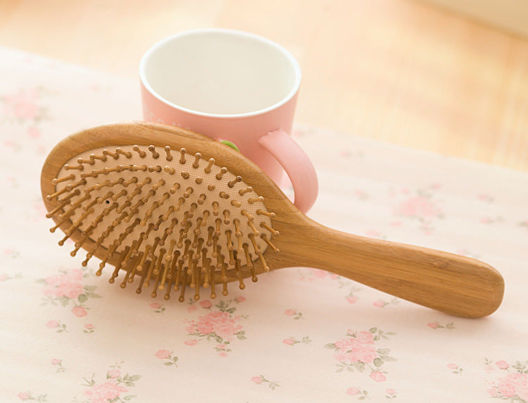 Detangler-Bürste aus Bambus – Gratis-Geschenk (Hair Glow™)