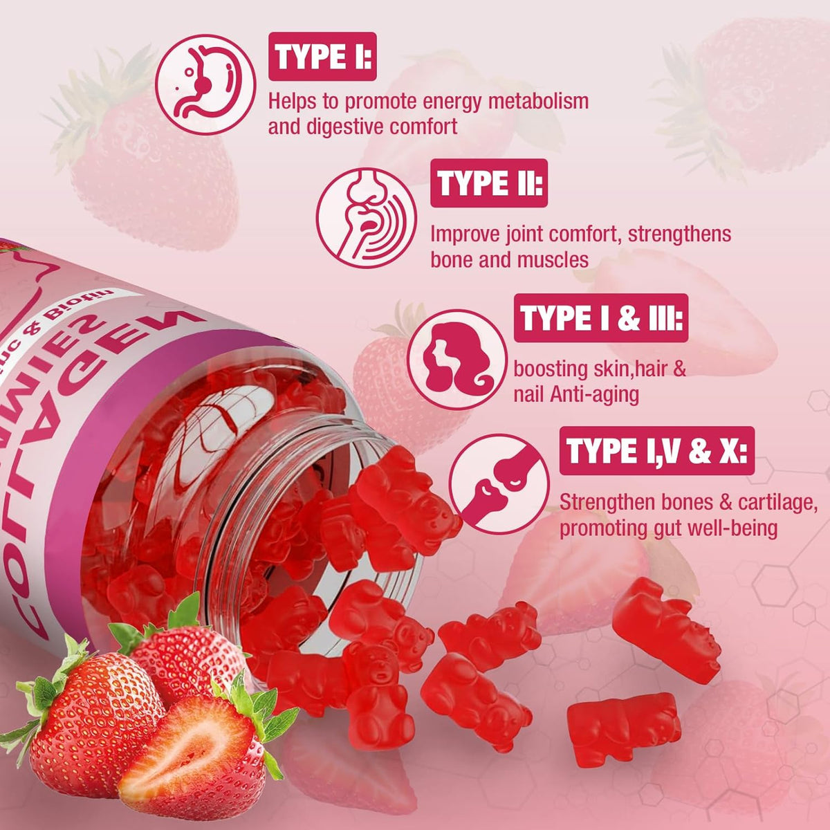 Hair Glow™ Gummies – 1 Dose (60 Gummies, 30 Tage)